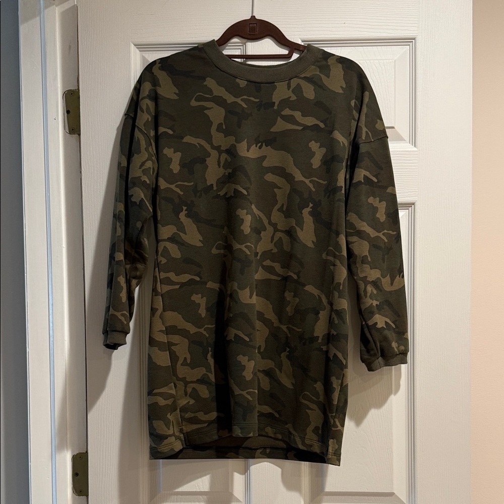 Camouflage Long Dress Shirt